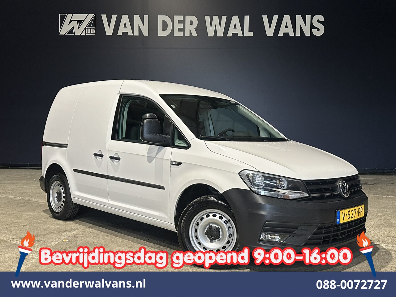 Volkswagen Caddy - 2.0 TDI 102pk Automaat L1H1 Euro6 Airco | Cruisecontrol | Apple Carplay | Android Auto | 1 - AutoWereld.nl