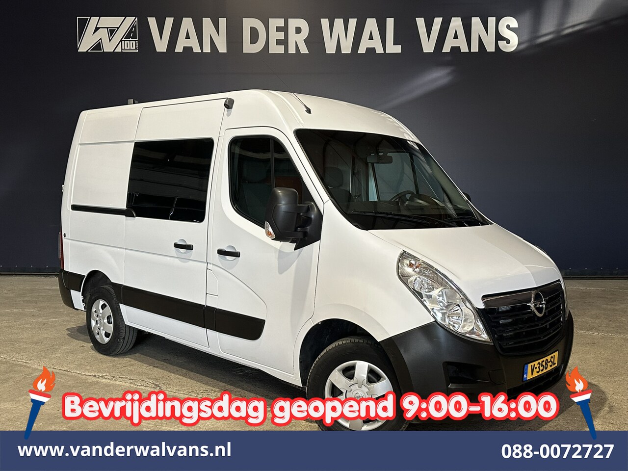 Opel Movano - 2.3 CDTI 170pk Automaat L1H2 Inrichting Euro6 Airco | Camera | Omvormer | Cruisecontrol Pa - AutoWereld.nl