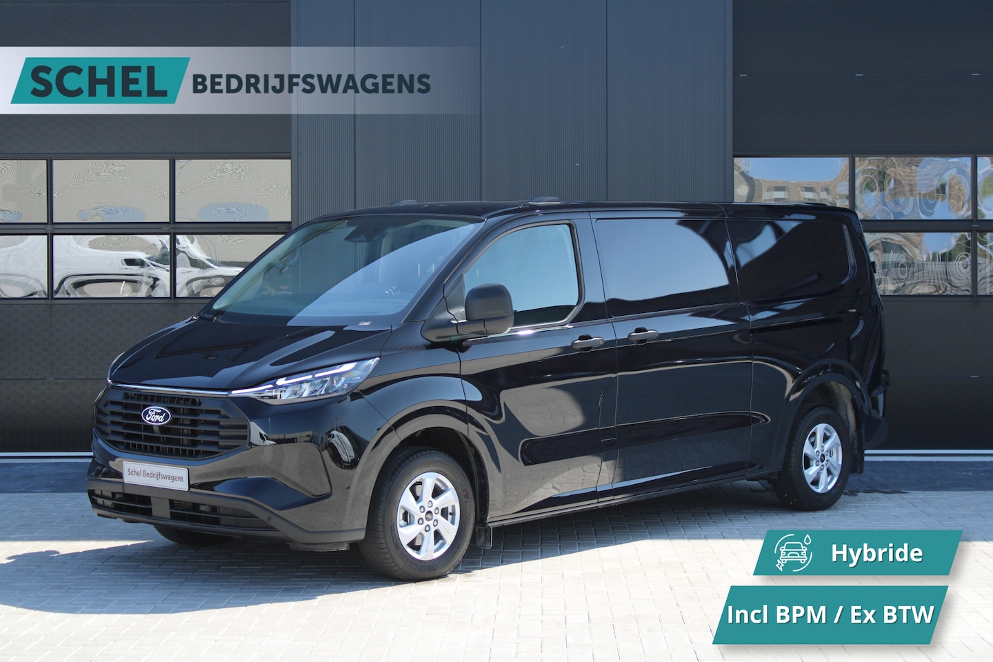 Ford Transit Custom - 320 2.5 PHEV L2H1 Trend 232pk - 5 jaar GARANTIE - 2x Schuifdeur - Adaptive Cruise - Blind - AutoWereld.nl