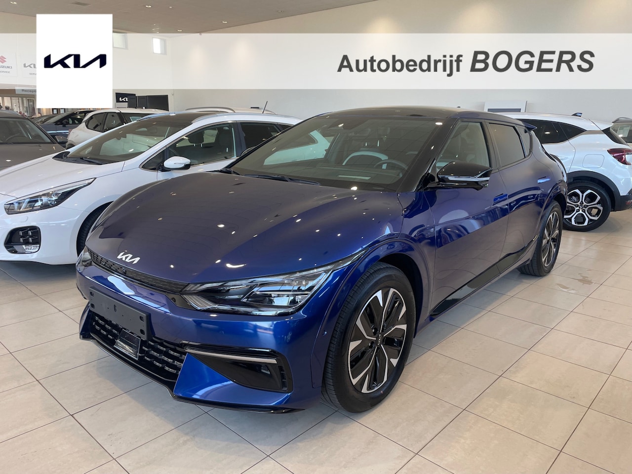 Kia EV6 - GT-Line AWD 77.4 kWh SOH 100% Navigatie, Schuifdak, 20"Lm, 360 Camera, Afn.Trekhaak, LED, - AutoWereld.nl