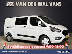 Ford Transit Custom - 2.0 TDCI 131pk L2H1 Dubbele Cabine Euro6 Airco | 6-Zits | Camera | Apple Carplay | Xenon |