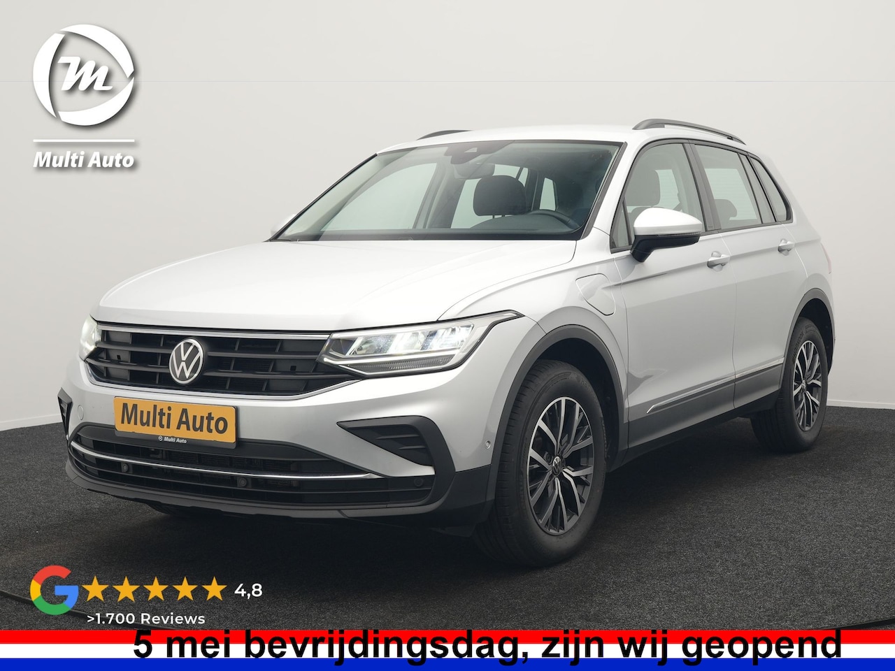 Volkswagen Tiguan - 1.4 TSI eHybrid Life PHEV 245pk | Trekhaak Af Fabriek | Adaptive Cruise | Stoelen & Stuur - AutoWereld.nl