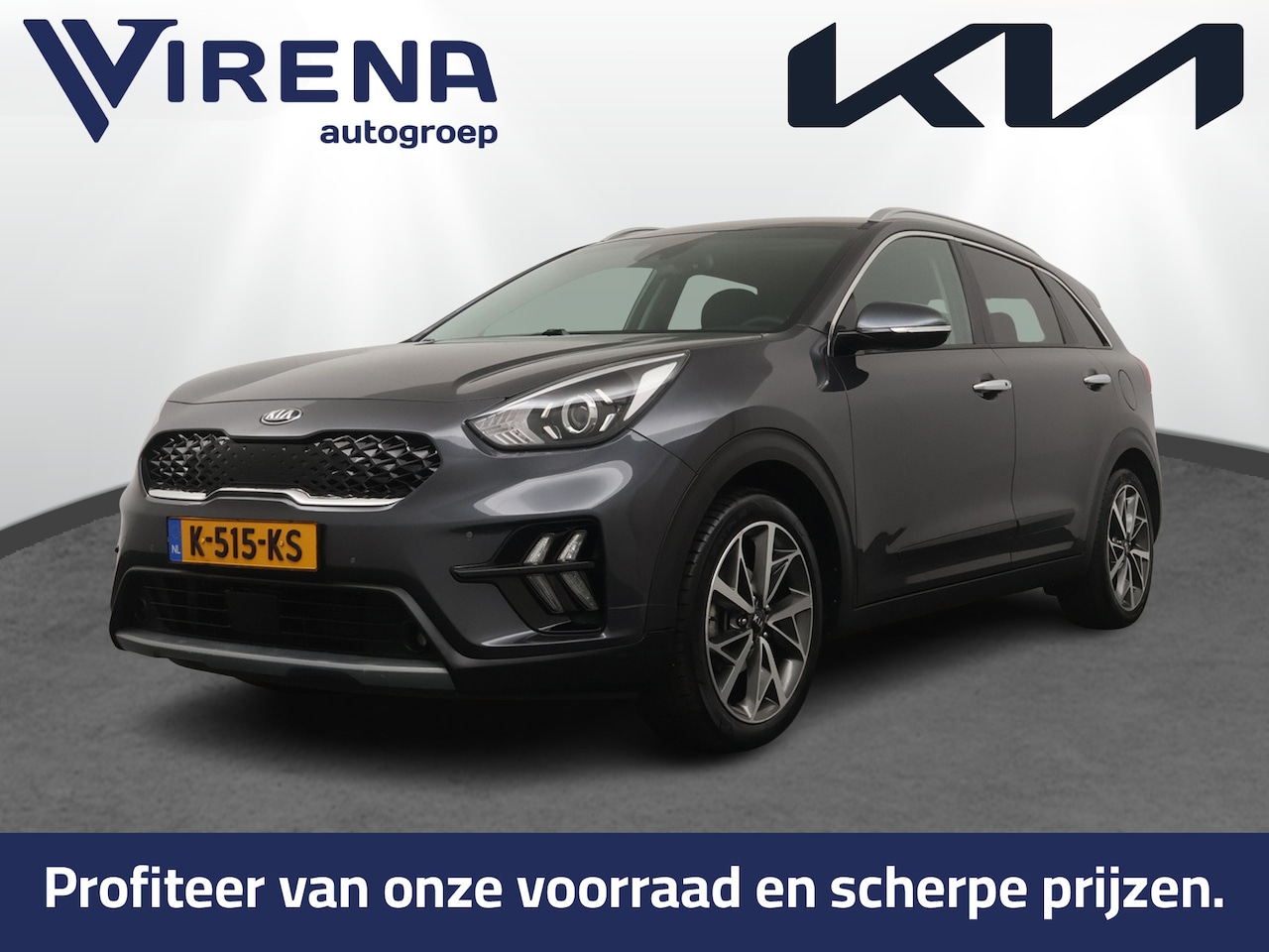 Kia Niro - 1.6 GDi Hybrid DynamicPlusLine - Stoel / Stuurwielverwarming - Climate Control - ACC - Tre - AutoWereld.nl