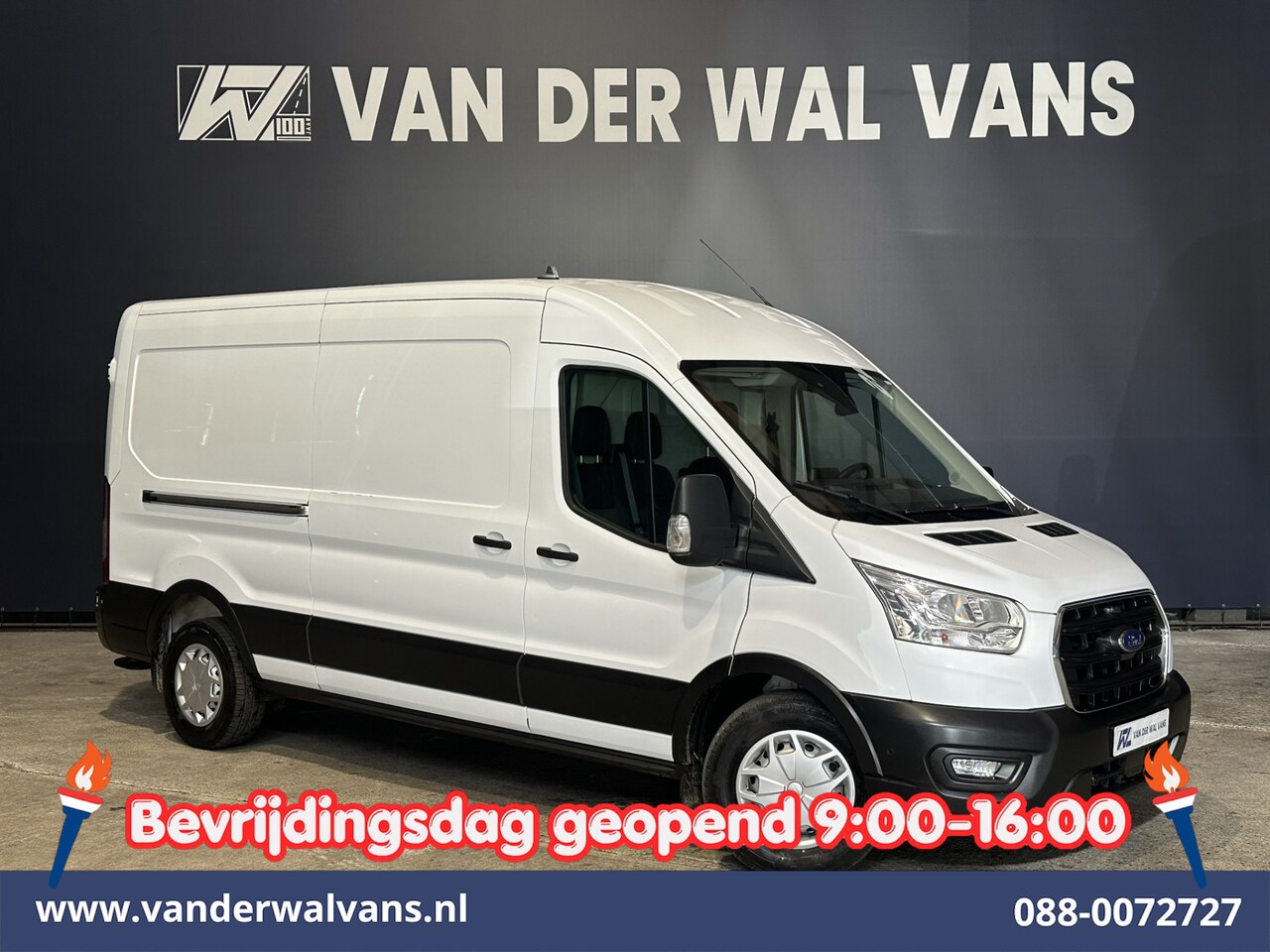 Ford Transit - 2.0 TDCI 130pk Automaat L3H2 Inrichting Euro6 Airco | Camera | Navigatie | Apple Carplay | - AutoWereld.nl