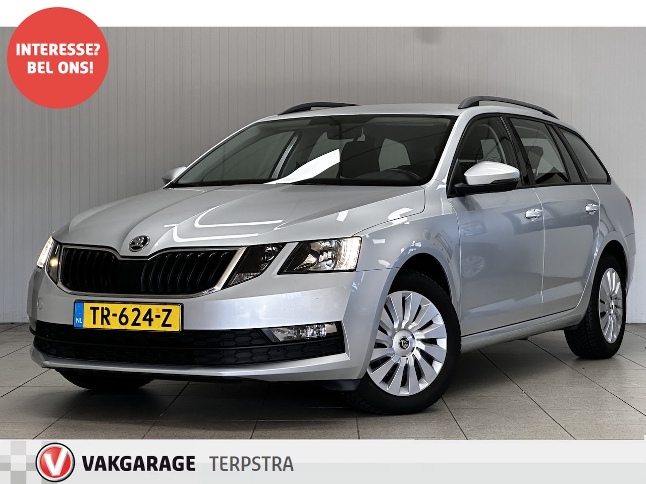 Skoda Octavia Combi - 1.0 TSI Greentech Ambition/ Automaat!/ Adaptive Cruise/ Navi/ Apple + Android/ Airco/ Elek - AutoWereld.nl
