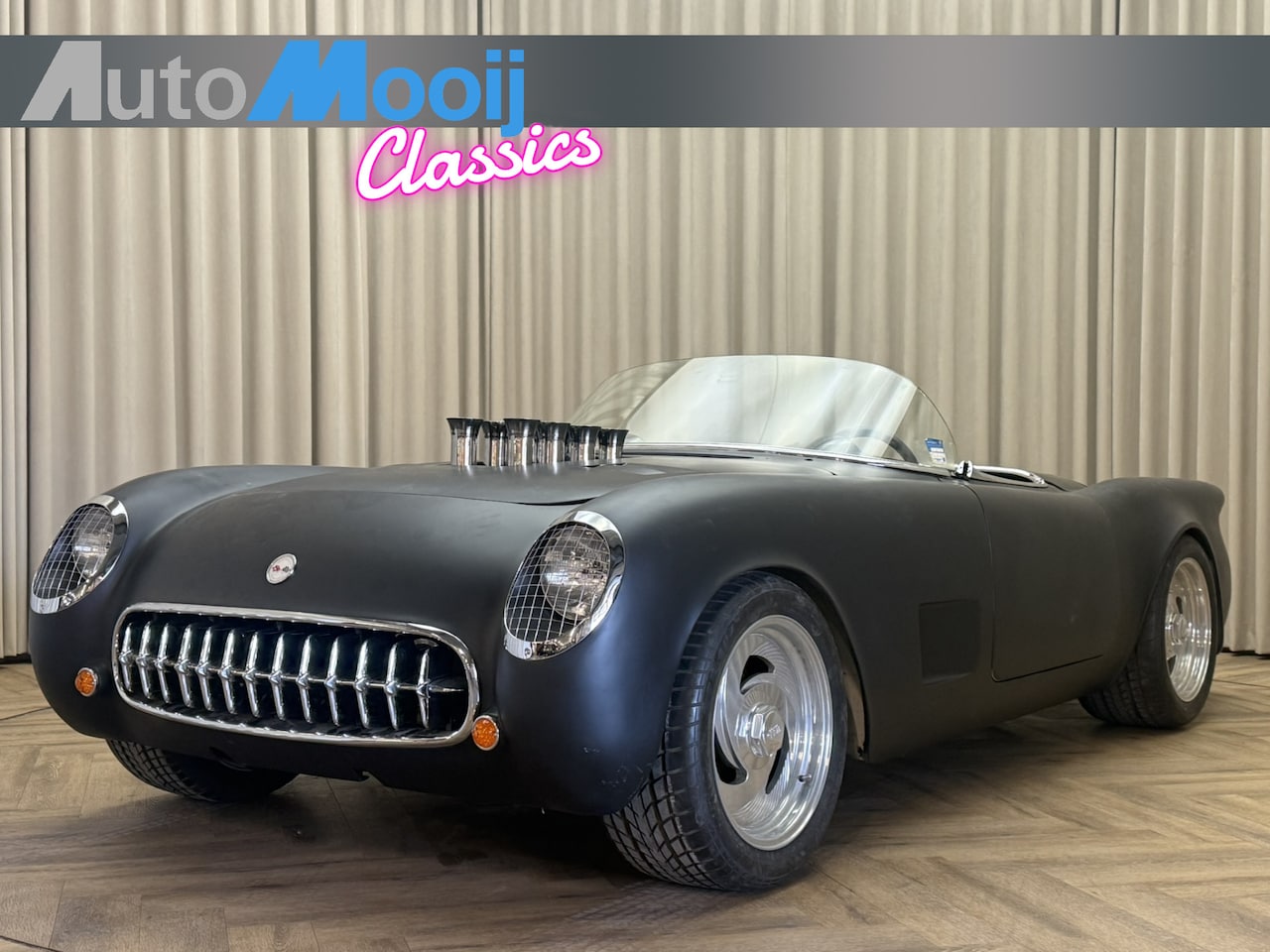 Chevrolet Corvette - C1 524Ci Monster (7,5L) / 1955 Restomod / Wilwood / Hilborn / Nitrious / SEMA / Pro Stock - AutoWereld.nl
