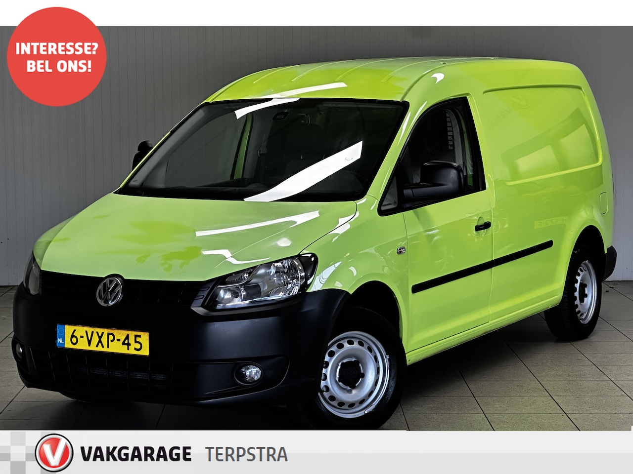 Volkswagen Caddy Maxi - 1.6 TDI MARGE!/ D-Riem verv: 180.000 KM!/ Zij-Schuifdeur Rechts/ Half-Leder/ Airco/ Cruise - AutoWereld.nl