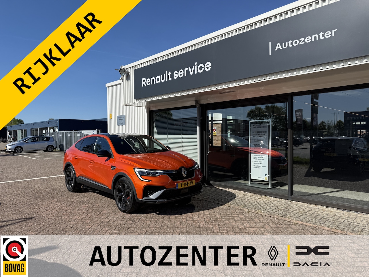 Renault Arkana - 1.6 E-Tech Hybrid 145 R.S. Line | stoel en stuurverwarming | adaptieve cruise | zwart dak - AutoWereld.nl