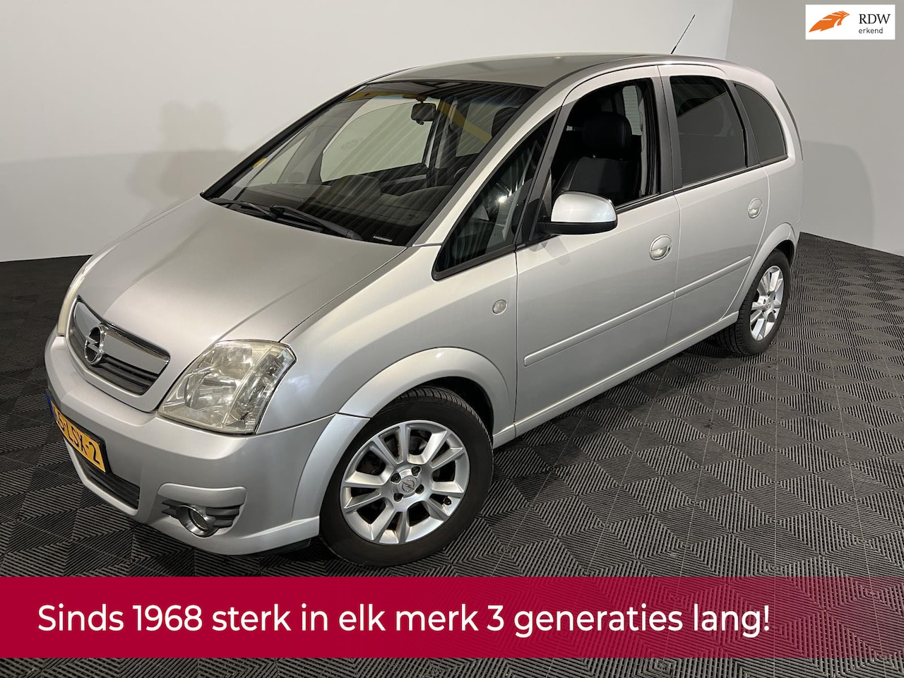 Opel Meriva - 1.6-16V Cosmo NL AUTO NAP! 1e eigenaar! LEER l AIRCO ECC l CRUISE l PDC l Elek pakket l DE - AutoWereld.nl