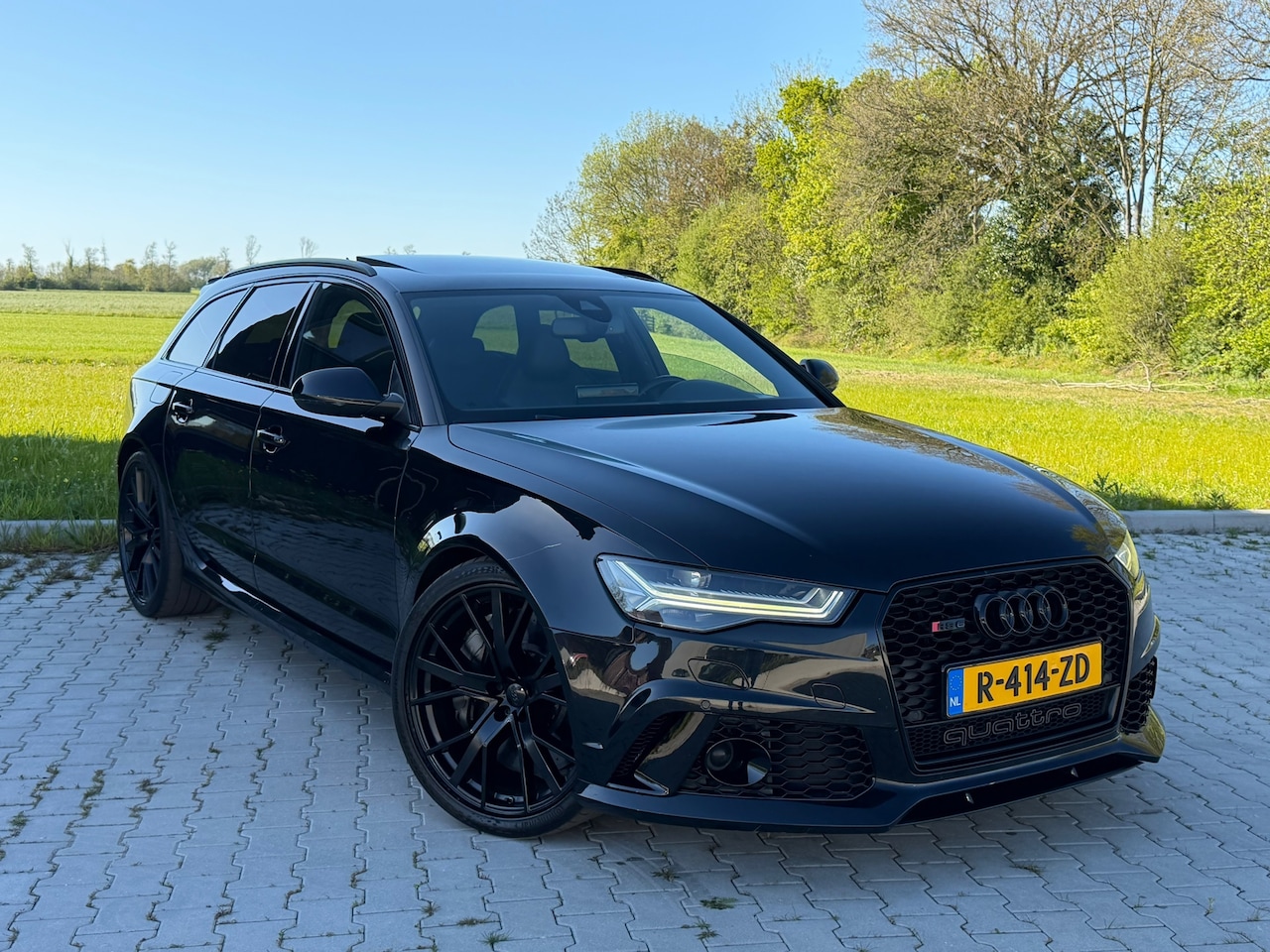 Audi A6 Avant - 4.0 TFSI RS 6 quattro Pro Line Plus | APR | Keramisch | Pano | Carbon | Matrix | Schaalsto - AutoWereld.nl
