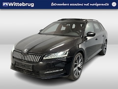 Skoda Superb Combi - 1.4 TSI iV Sportline / AUTOMAAT/ PANO/ TREKHAAK/ STUUR+STOELVERWARM.V+A/ MEMORYSEAT/ PARK.