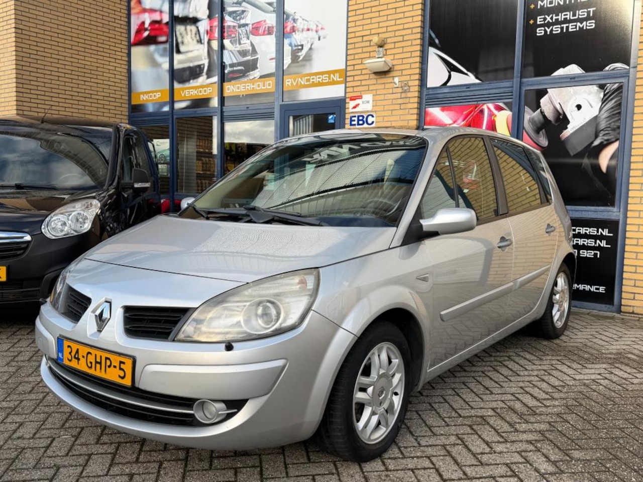 Renault Scénic - 1.6-16V Tech Line 1.6-16V Tech Line, climat, schuifkanteldak, lichtmetaal, cruise control, navigatie, apk, t - AutoWereld.nl