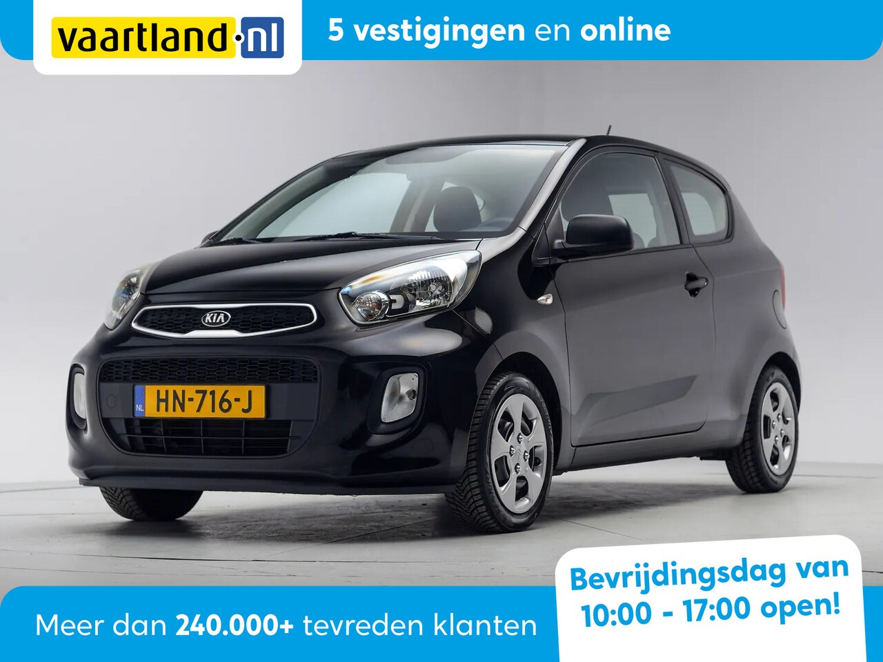 Kia Picanto - 1.0 CVVT EconomyLine [ Airbags Abs Stuurbekrachtiging ] - AutoWereld.nl