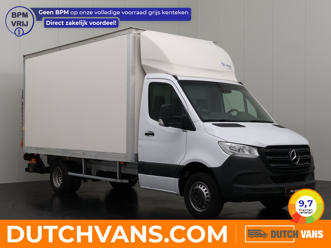 Mercedes-Benz Sprinter - 515CDi Automaat Bakwagen+Laadklep | Dakspoiler | Airco | Cruise | 3-Zits - AutoWereld.nl