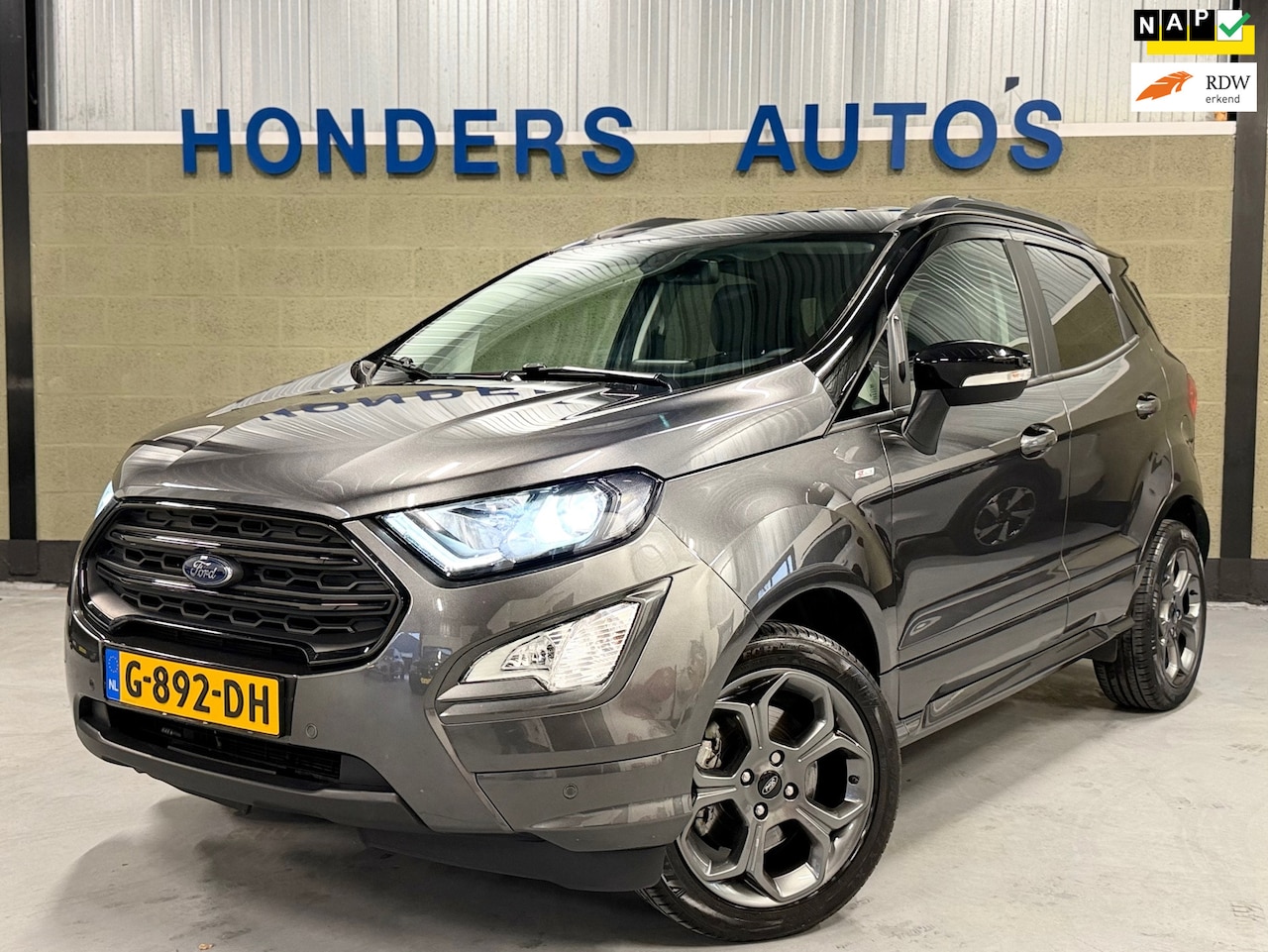 Ford EcoSport - 1.0 EcoBoost ST-Line BLACK I KEY-LESS I CARPLAY I CAMERA I PDC I BLIS I B&O I WINTER-PACK - AutoWereld.nl