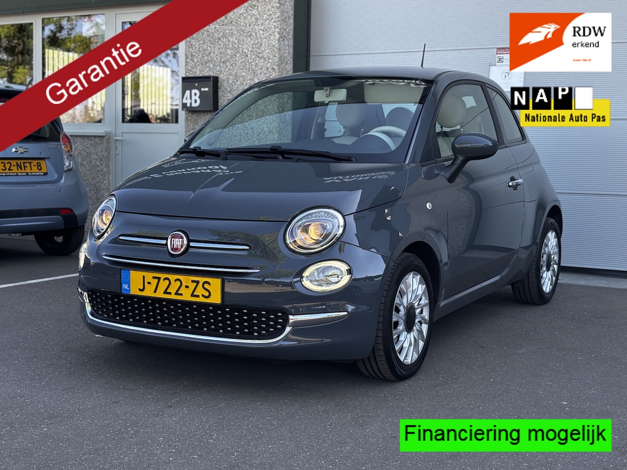 Fiat 500 - 1.0 Hybrid Lounge Nap Led Airco Cruise Carplay - AutoWereld.nl