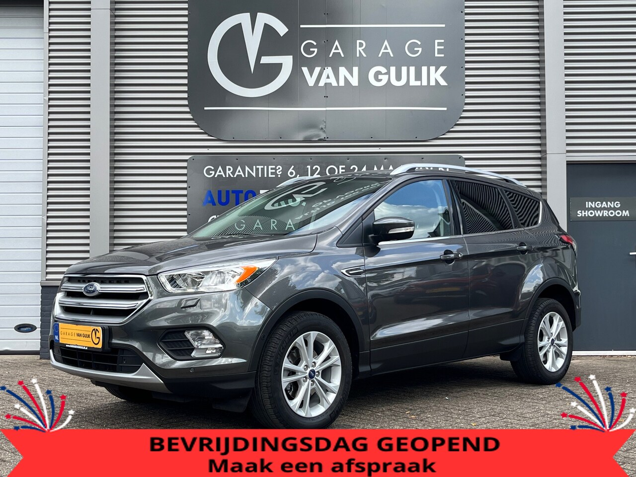 Ford Kuga - 1.5 EcoBoost 150PK Navi,Clima,Cruise,Carplay,Isofix,Stoel+StuurVerw,ElektrRamen+Spiegels,P - AutoWereld.nl