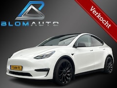 Tesla Model Y - Performance AWD 75 kWh 462PK TREKHAAK+AUTOPILO