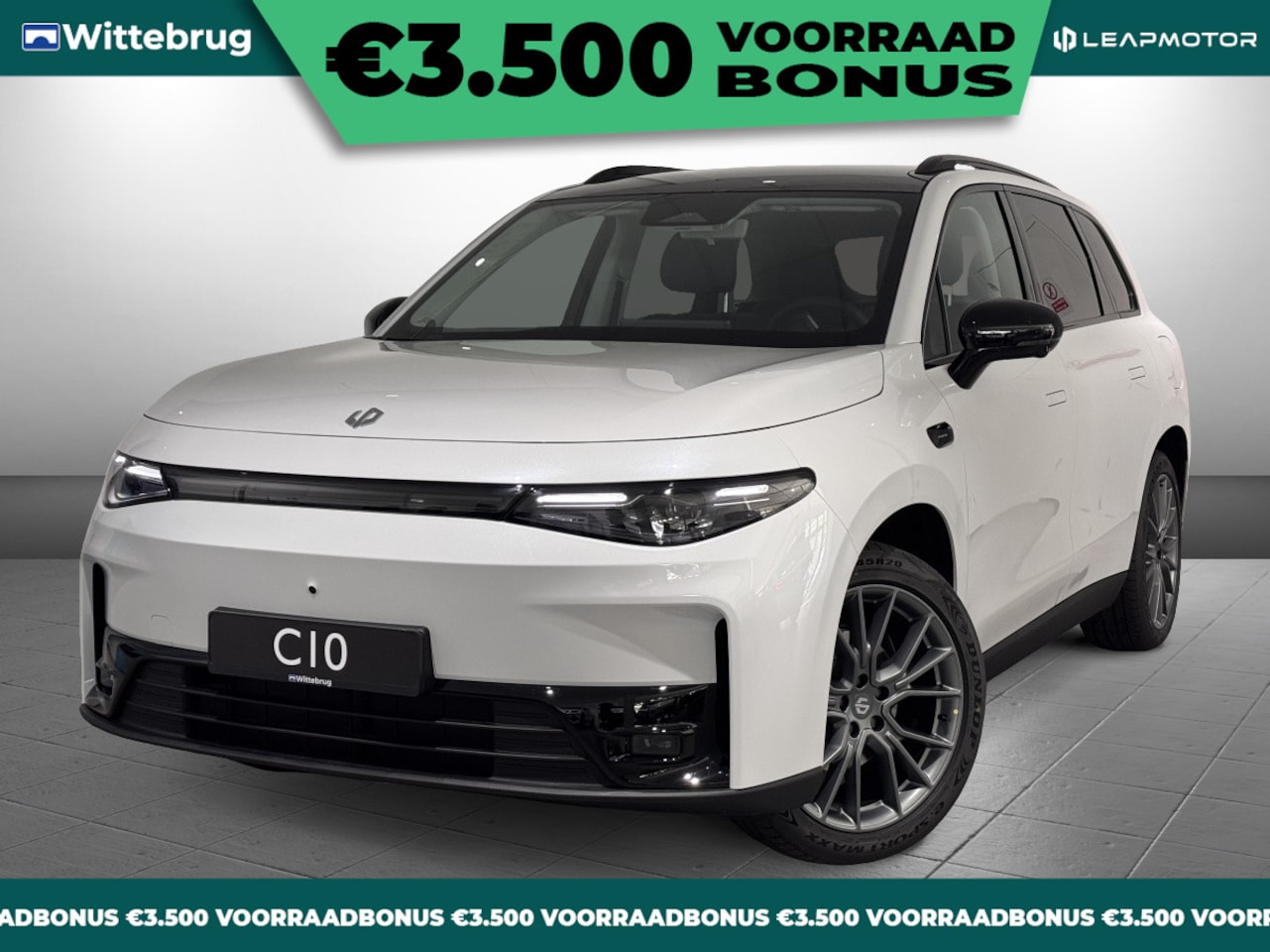 Leapmotor C10 - REEV Design 28.4 kWh Range Extender 950 km RANGE Automaat met Lederen bekleding, Elektrisc - AutoWereld.nl