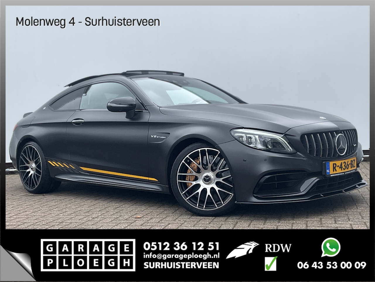 Mercedes-Benz C-klasse Coupé - AMG 63 S Final Edition NL-Geleverd |1 of 499| Keramisch Carbon Designo graphitgrau magno - AutoWereld.nl