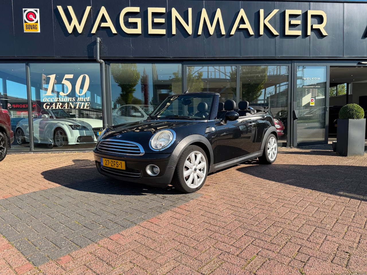 MINI Cabrio - Mini 1.6 Cooper Airco|Leder|Cabriolet|Vol Onderhoud - AutoWereld.nl