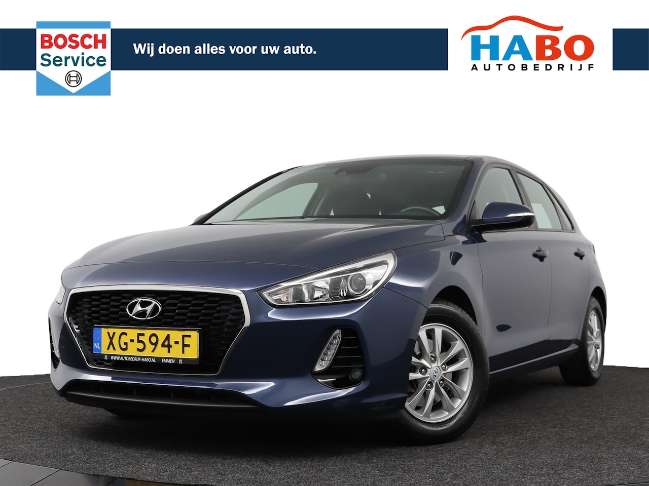 Hyundai i30 - 1.0 T-GDI COMFORT 5DRS 120PK ECC/CRUISE/NAV/CAMERA/REGEN.SENS/PARK.SENS - AutoWereld.nl