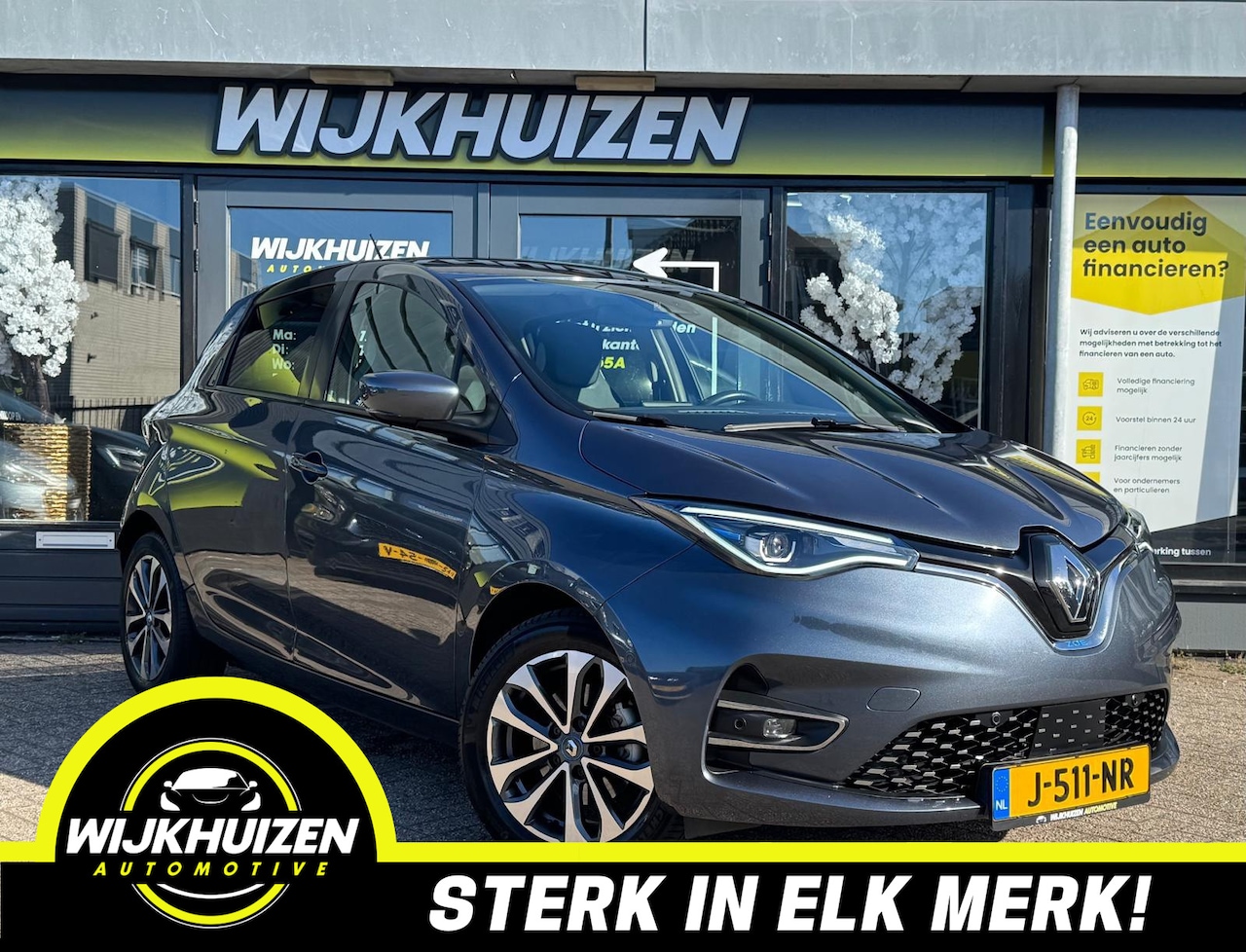 Renault Zoe - R135 Intens 52 kWh (ex Accu) met Led !!! 17 Inch !!! Navigatie !!! Cruise !!! - AutoWereld.nl