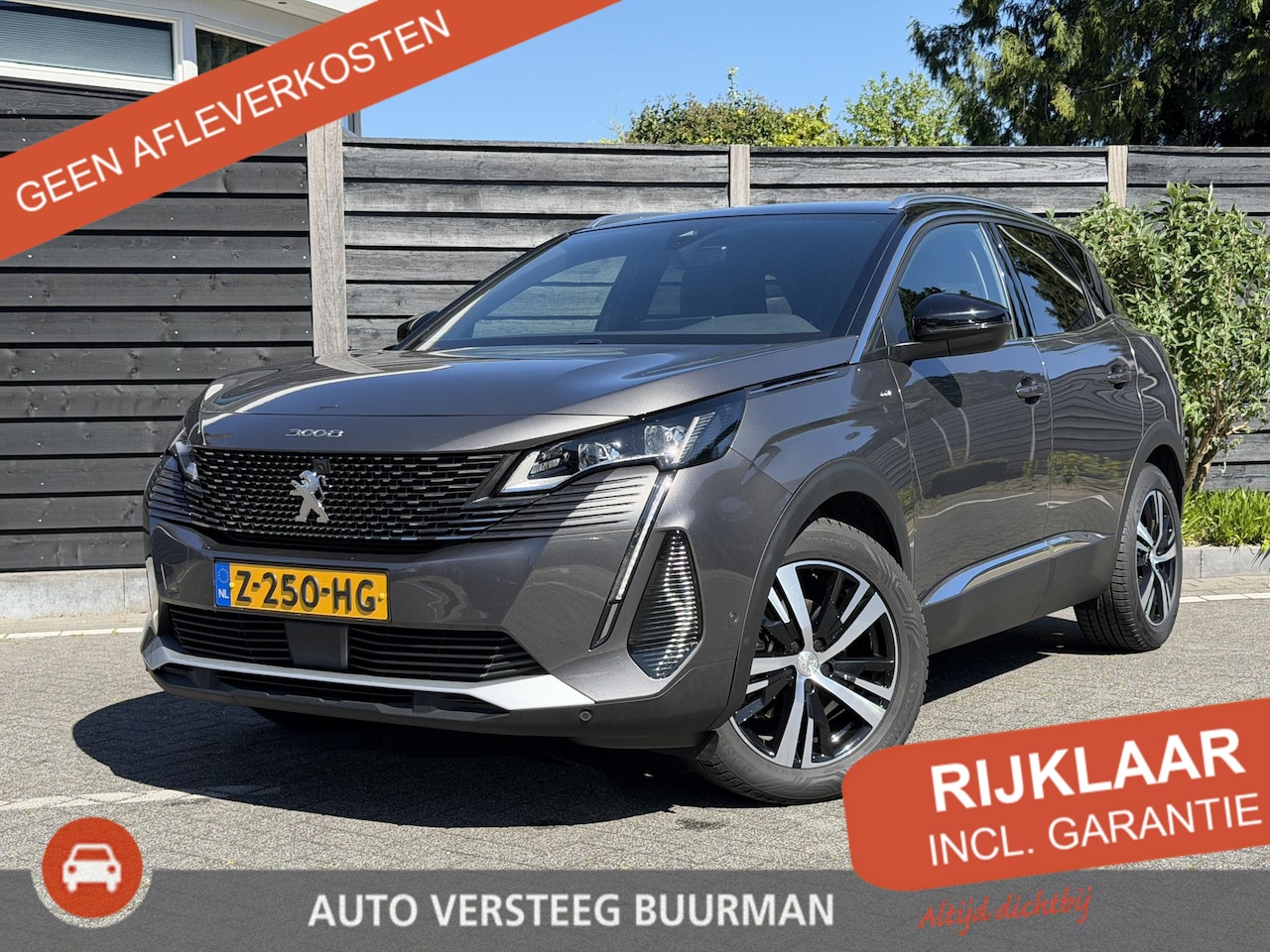 Peugeot 3008 - GT 1.2 Hybrid 136PK e-DCS6 Automaat Navigatie, Rondomzichtcamera, Keyless, Parkeersensoren - AutoWereld.nl