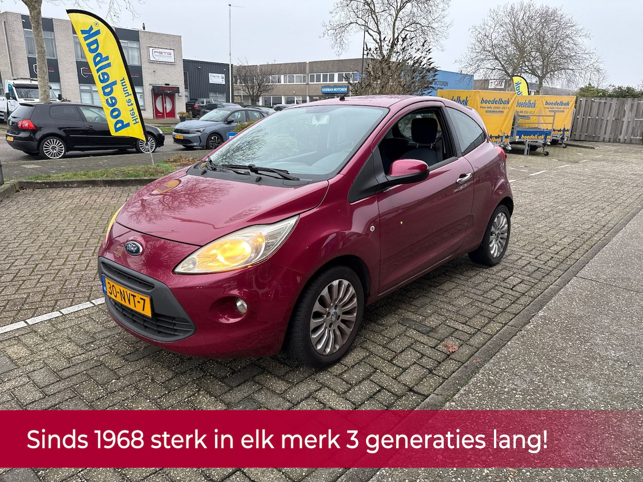 Ford Ka - 1.2 Titanium X start/stop! NL AUTO NAP! Airco l 16''LLMV l Chrome l Elek pakket l Centraal - AutoWereld.nl