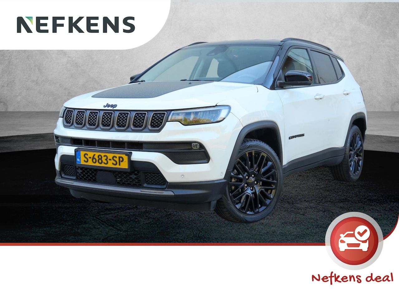 Jeep Compass - 4xe 240 Plug-in Hybrid Electric Upland | Accu 93,7% | Navigatie | Verwarmde voorstoelen | - AutoWereld.nl