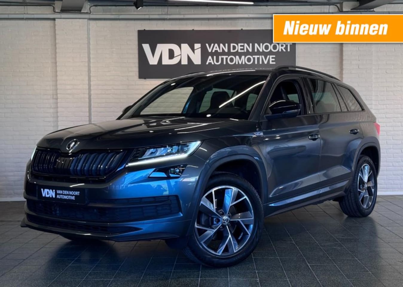 Skoda Kodiaq - 1.5 TSI Sportline Business 7p. Trekhaak Camera Virtual ACC 19'' - AutoWereld.nl