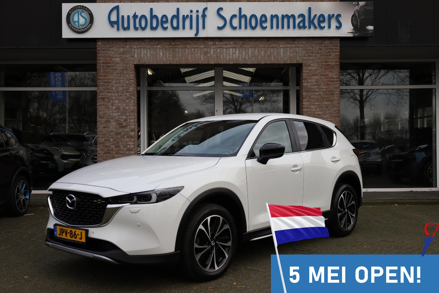Mazda CX-5 - 2.0 e-SkyActiv-G M Hybrid 165 Newground HUD CARPLAY LEER/ALCANTARA 360-CAMERA STOEL/STUURV - AutoWereld.nl