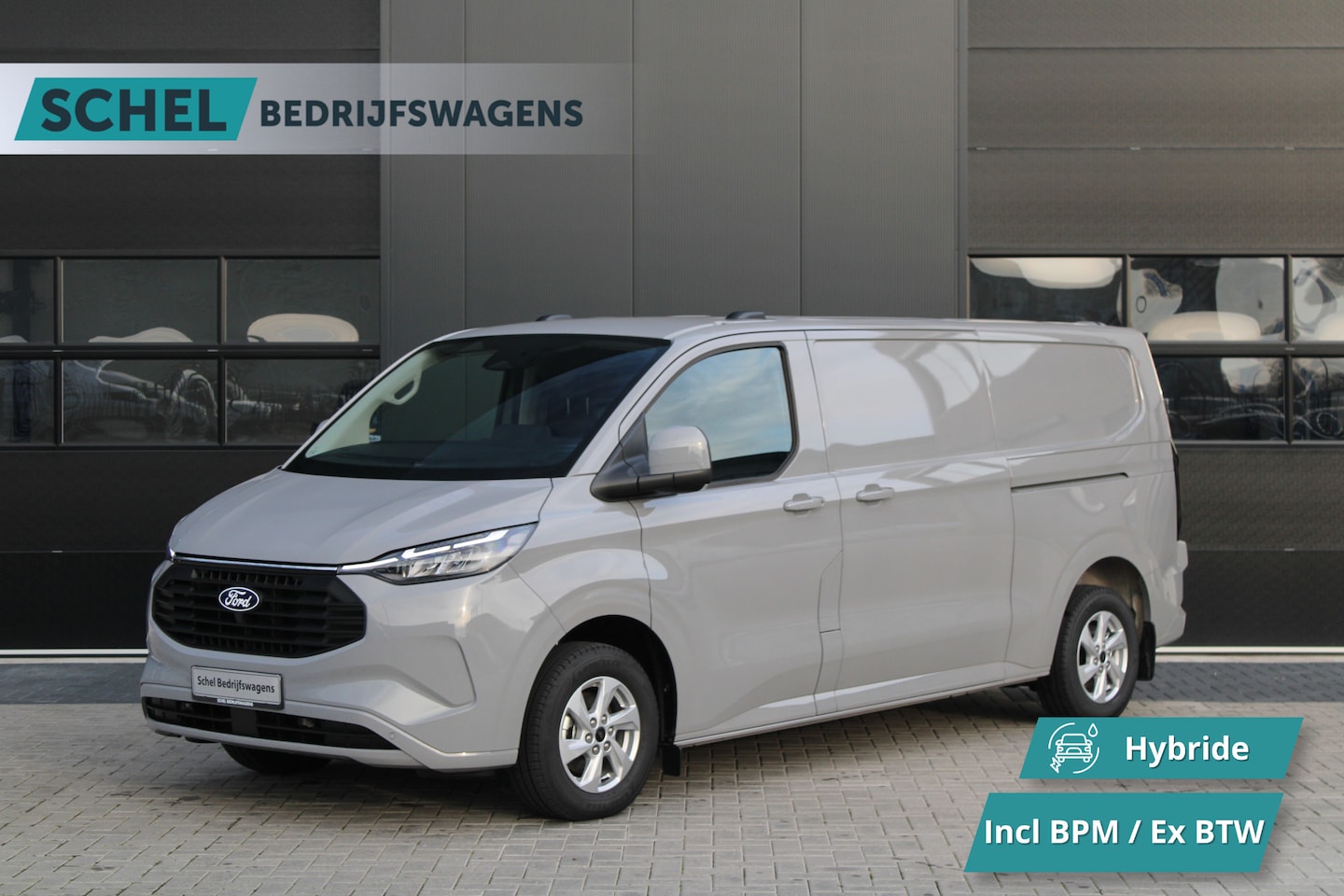 Ford Transit Custom - 320 2.5 PHEV L2H1 Limited 232pk - 2x Schuifdeur - Trekhaak - Stoel/Stuurverwarming - ACC - - AutoWereld.nl