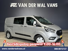 Ford Transit Custom - 2.0 TDCI 170pk Automaat L2H1 Dubbele Cabine Euro6 Airco | 5-Zits | Xenon | Camera | Naviga