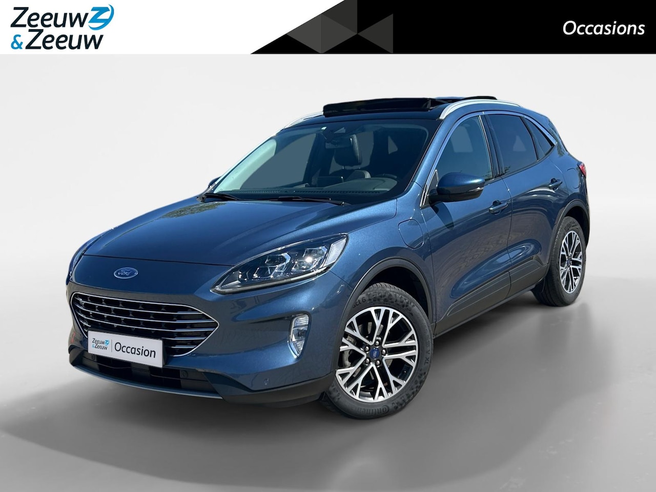 Ford Kuga - 2.5 PHEV Titanium X | Elek glazen panorama-dak| trekhaak elektr| winterpack| 12 maanden Bo - AutoWereld.nl