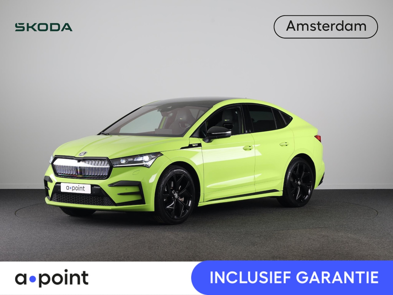 Skoda Enyaq Coupé iV - 80 RS 299pk | SoH 93% | Panoramadak | Elektrisch verstelbare stoelen met geheugen | Verwar - AutoWereld.nl