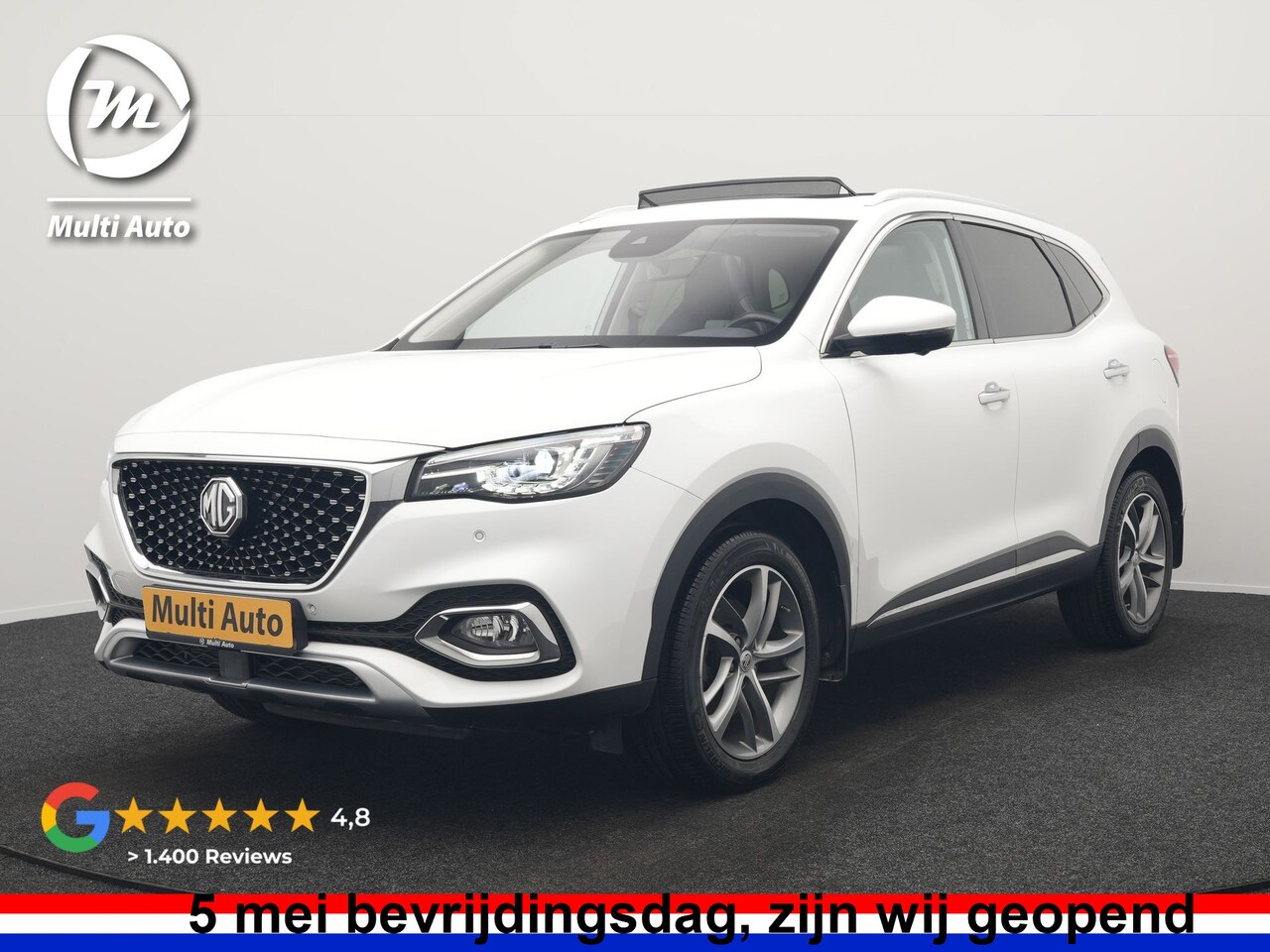 MG EHS - 1.5 TGDI Luxury PHEV 258pk Dealer O.H | Panodak | Adaptive Cruise | 360 Camera | Sfeerverl - AutoWereld.nl