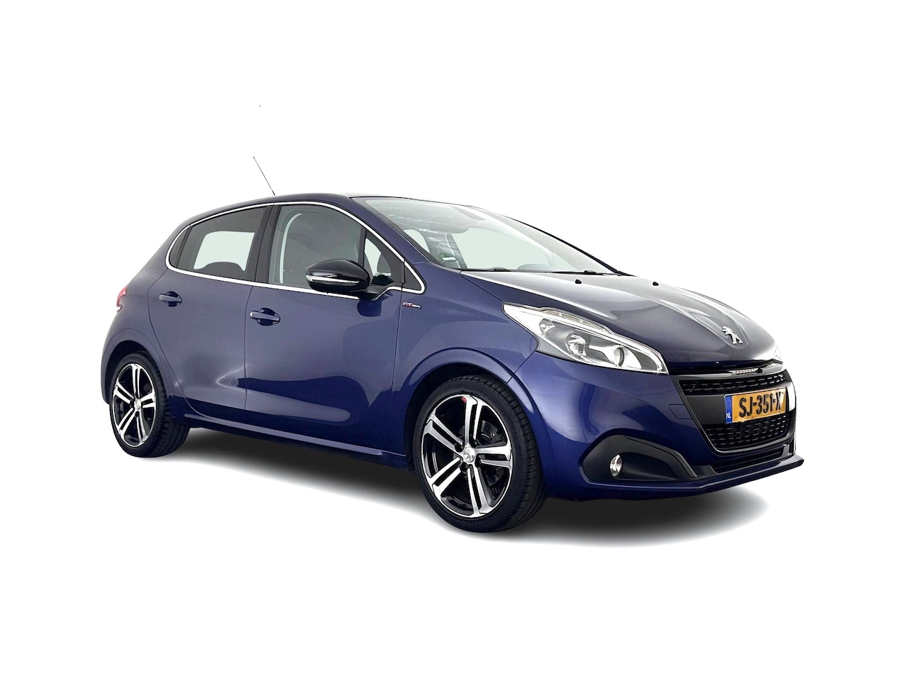 Peugeot 208 - 1.6 BlueHDi GT-line *LEATHER-FABRIC | SPORT-SEATS | CARPLAY | PRIVACY-GLASS | ECC | PDC | - AutoWereld.nl