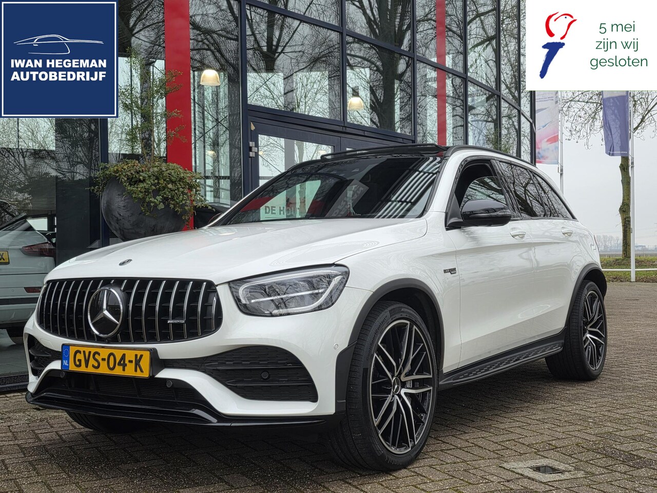 Mercedes-Benz GLC-klasse - AMG 43 4MATIC | Panodak | Burmester | Luchtvering | Navigatie | 21inch | Cruise Control - AutoWereld.nl