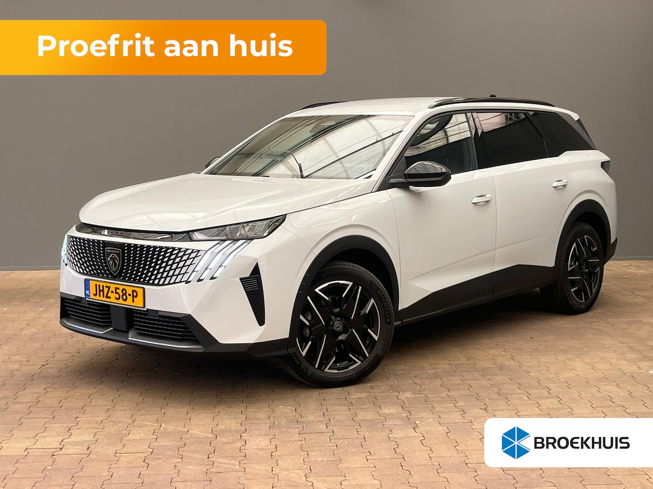 Peugeot 5008 - 1.2 HYBRID 145PK 7-ZITS ALLURE AUTOMAAT Camera | Stoelverwaming | Cruise | Leder/Stof (AGR - AutoWereld.nl