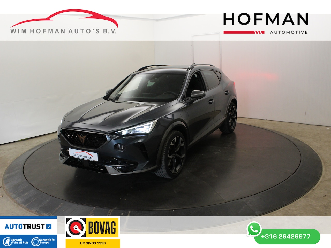 CUPRA Formentor - 1.4 e-Hybrid VZ 245PK Copper Ed EL Trekh+aKlep Mem Seats - AutoWereld.nl