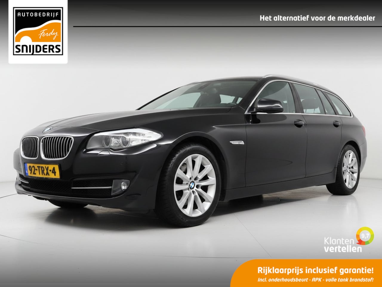 BMW 5-serie Touring - 523i High Executive Aut., Orig.NL | Navi | Cruise | Afn.Trekhaak | PDC - RIJKLAAR - AutoWereld.nl