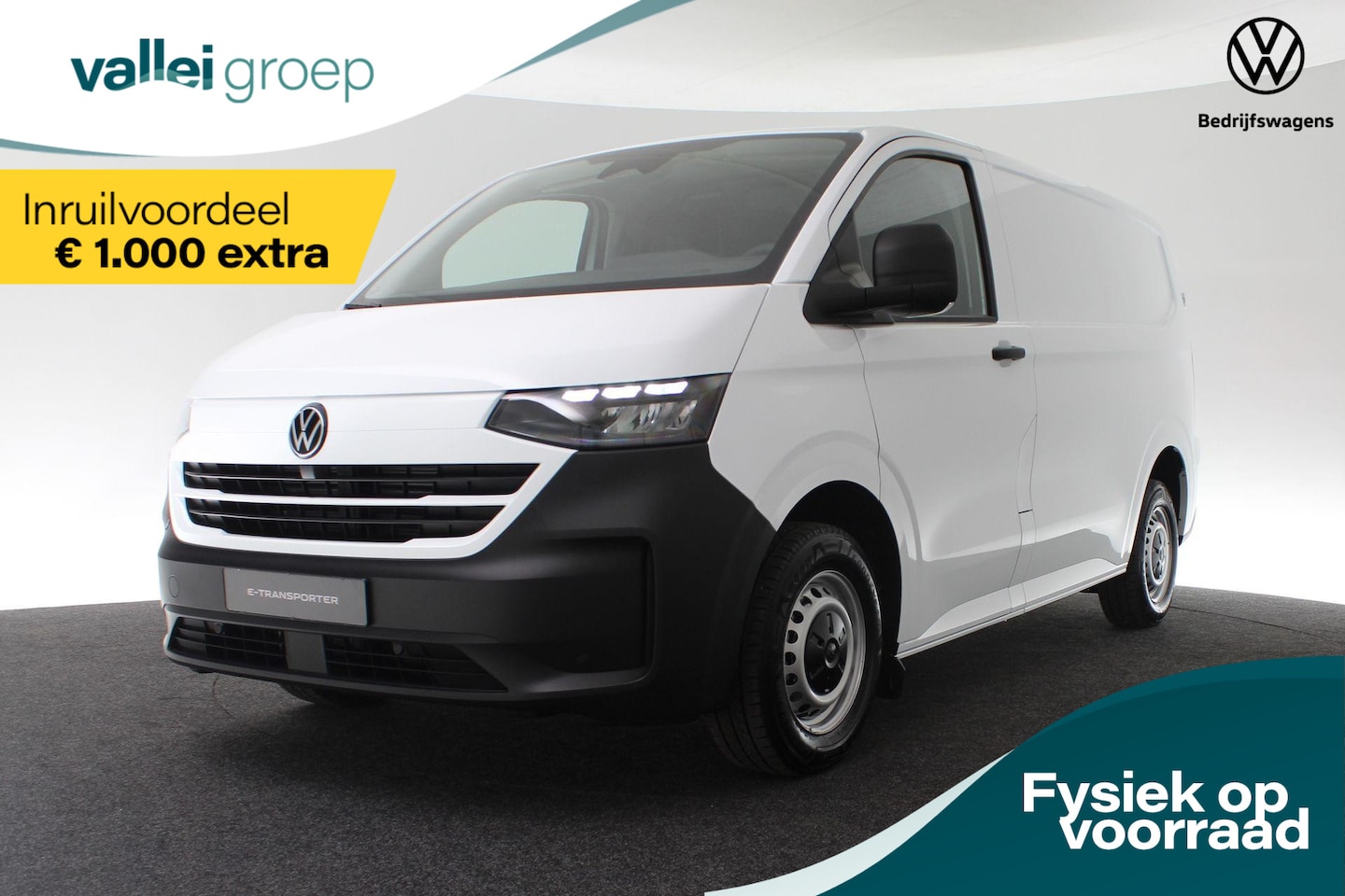 Volkswagen e-Transporter - 136 pk L1 | Trekhaak | Alarm | All season banden - AutoWereld.nl