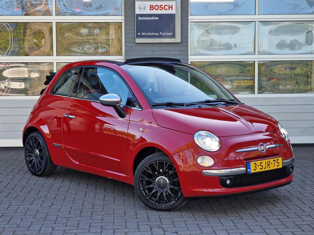 Fiat 500 C - 0.9 TwinAir Lounge|automaat|cabrio|Xenon|Leder|16-inch| - AutoWereld.nl