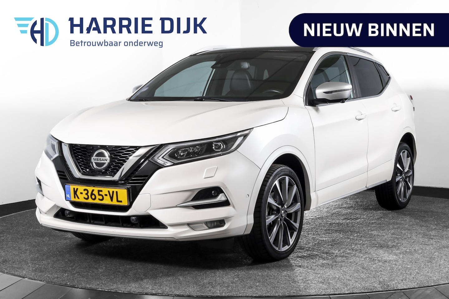 Nissan Qashqai - 1.3 DIG-T 160 PK Tekna + - Automaat | Pano | Adapt. Cruise | Stoel-+Voorruitverw. | NAV+Ap - AutoWereld.nl