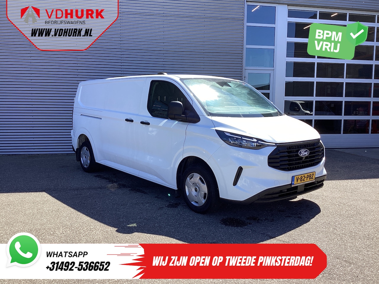 Ford Transit Custom - 2.0 TDCI 136 pk L2 Trend LED/ Carplay/ Camera/ Climate/ PDC/ Cruise - AutoWereld.nl