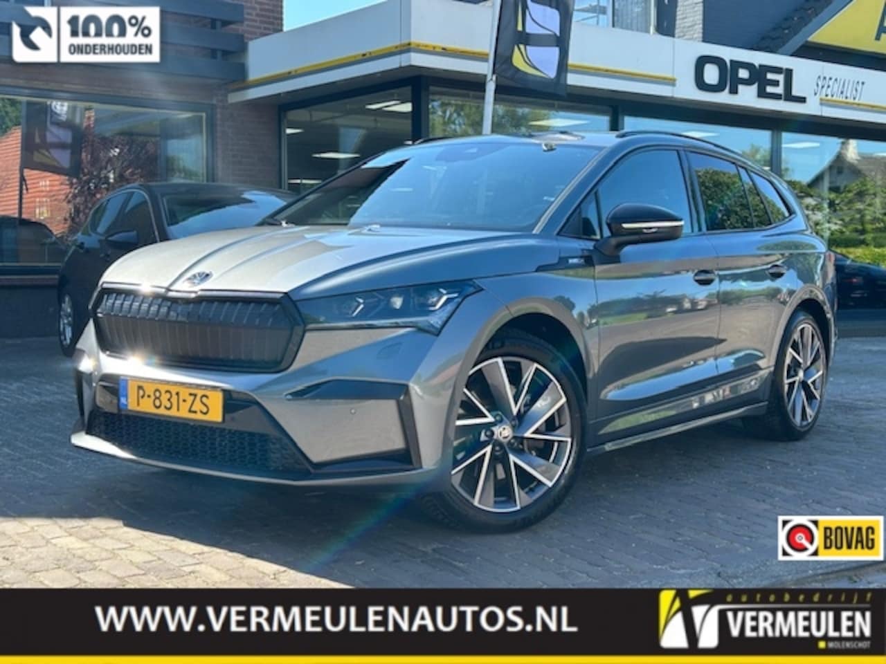 Skoda Enyaq iV - 80 Sportline 204PK + 20"/ Navi/ Clima/ Ad.Cruise/ Winterpakket/ Full-LED Matrix/ Camera/ N - AutoWereld.nl