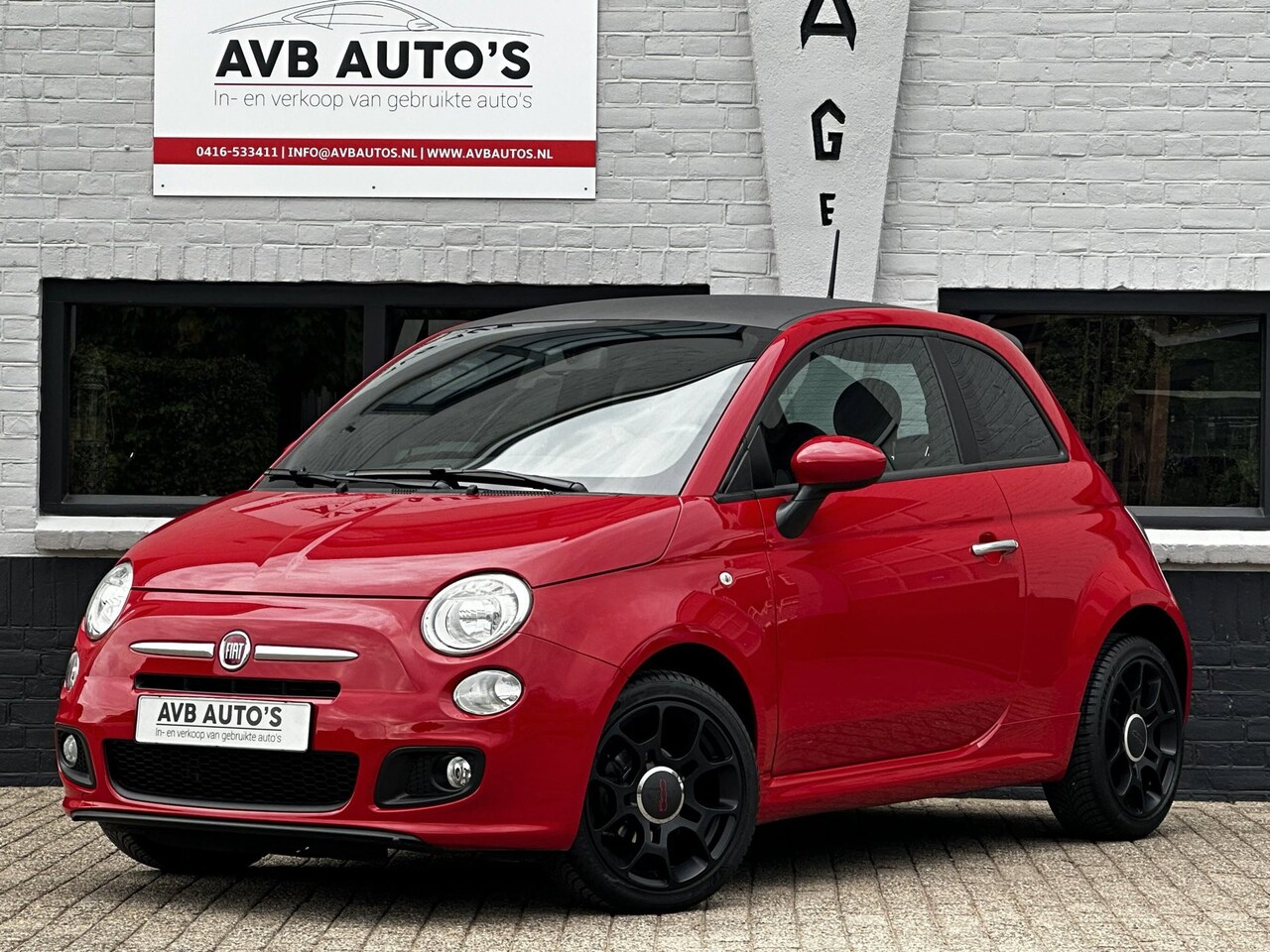 Fiat 500 - 1.2 S Airco Leder Sport - AutoWereld.nl