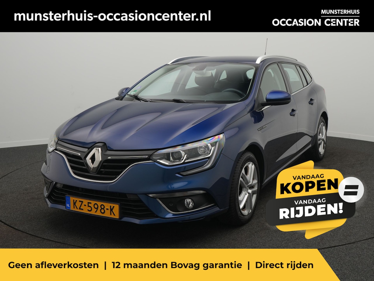 Renault Mégane Estate - TCe 100 Zen - RIJKLAARPRIJS - All Seasonbanden - Cruise Control - Trekhaak - AutoWereld.nl