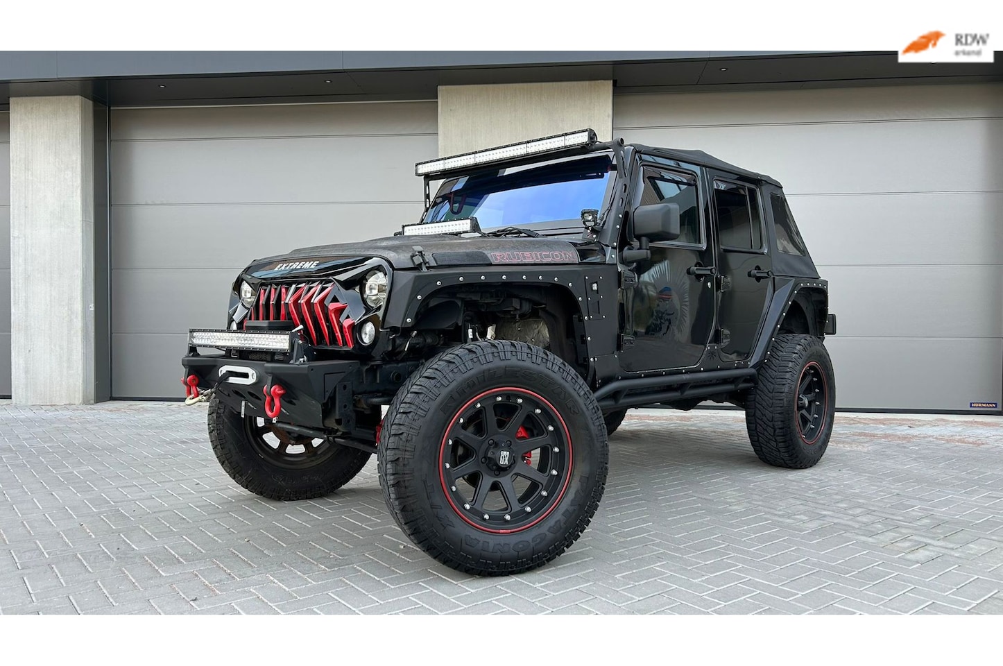 Jeep Wrangler - 3.8 Rubicon Aut, Softtop, Led, Kanon - AutoWereld.nl